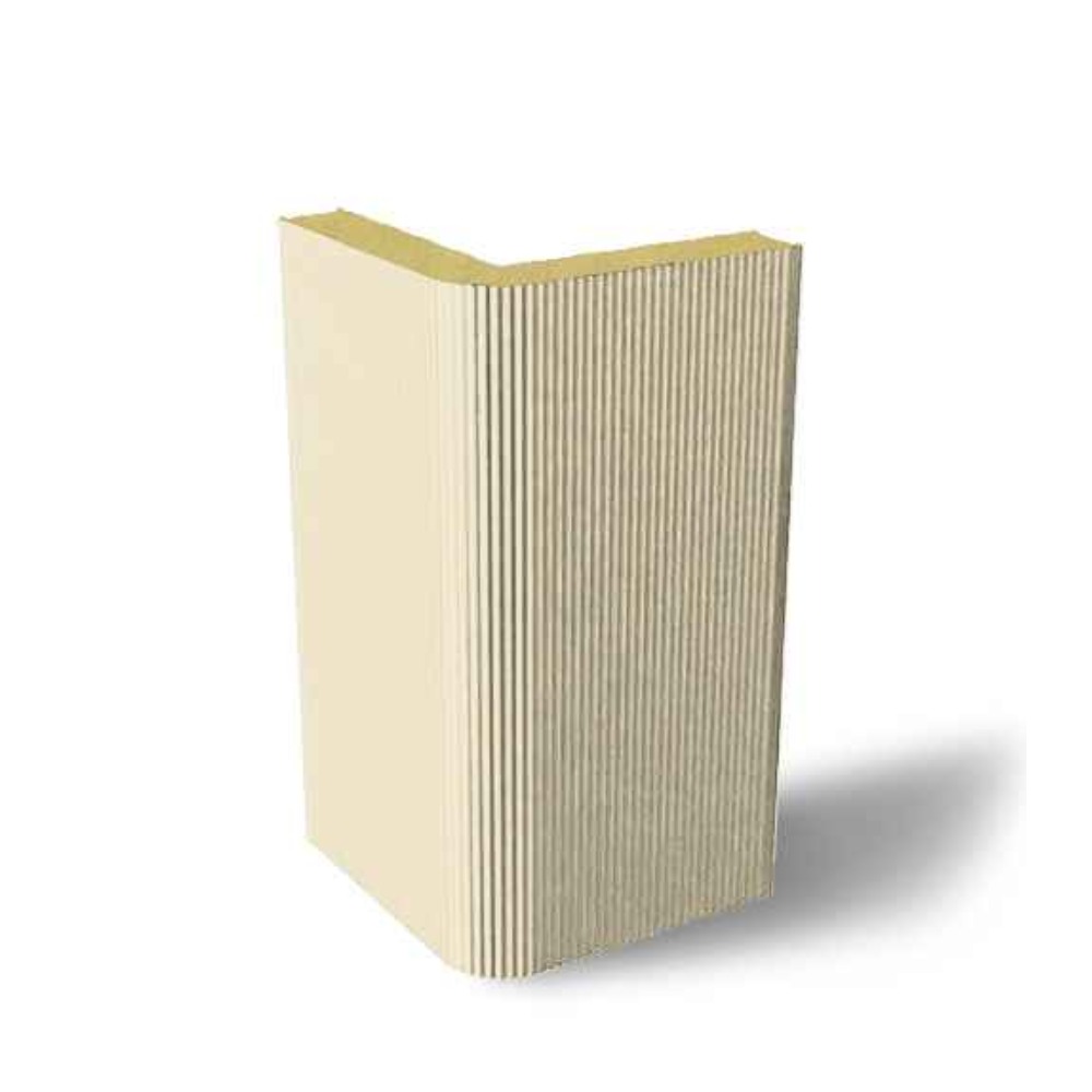 Наружная вертикальная угловая сэндвич панель ППУ